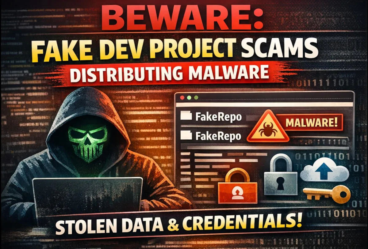 Illustration of Marketplace Scammers Distributing Malware Through Fake Development Projects